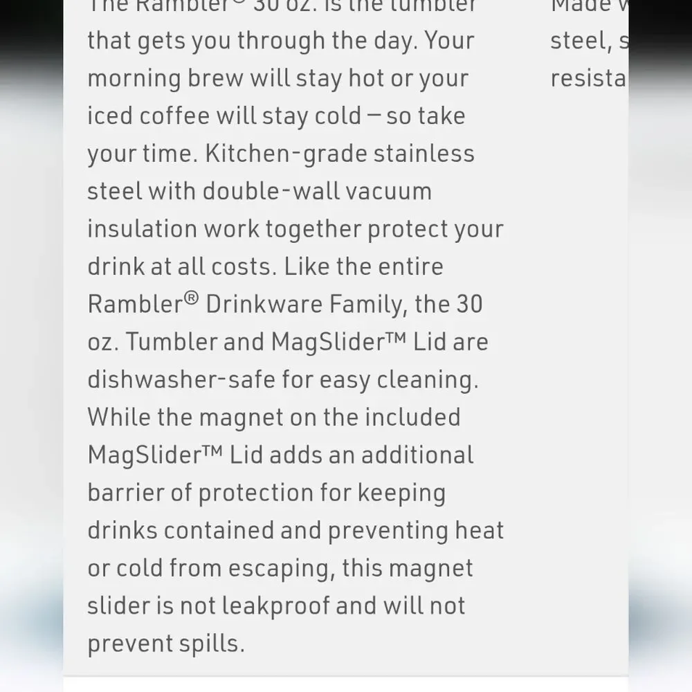 Yeti stylish tumbler